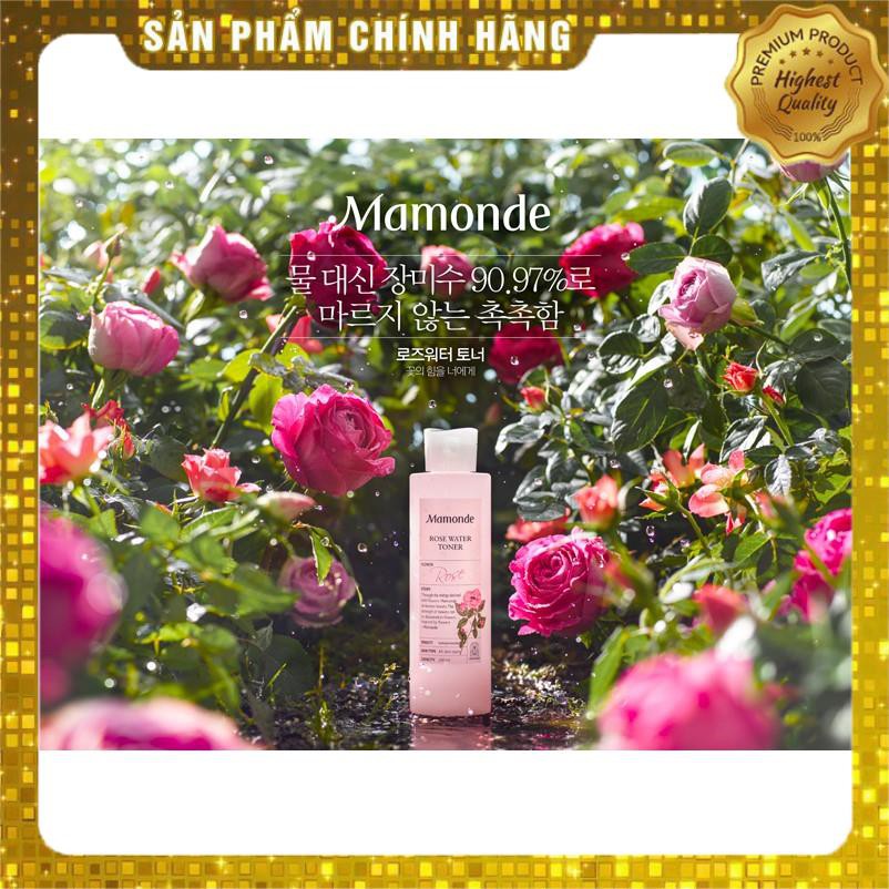 Chính Hãng Nước Hoa Hồng Cấp Ẩm Mamonde Rose Water Toner