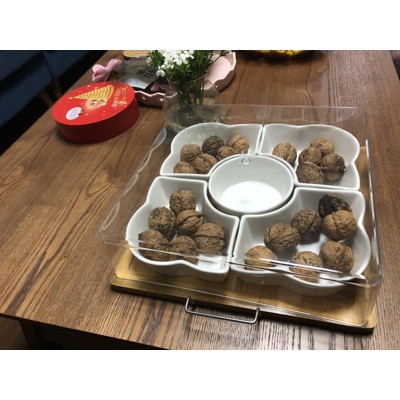 Khay đựng mứt tết, bánh kẹo, hoa quả phong cách NHẬT BẢN