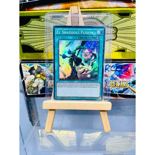 [ Dưa Hấu Yugioh ] Lá bài thẻ bài El Shaddoll Fusion - Super Rare - Tặng bọc bài nhựa bảo quản