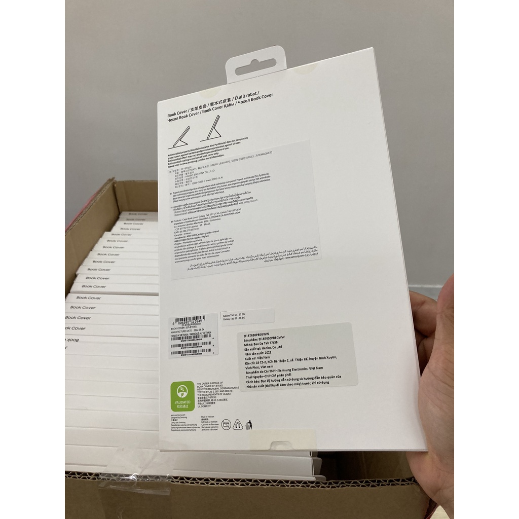 Bao da Samsung Galaxy Tab S7 / Tab S8 - Book Cover - Newseal - Chính hãng