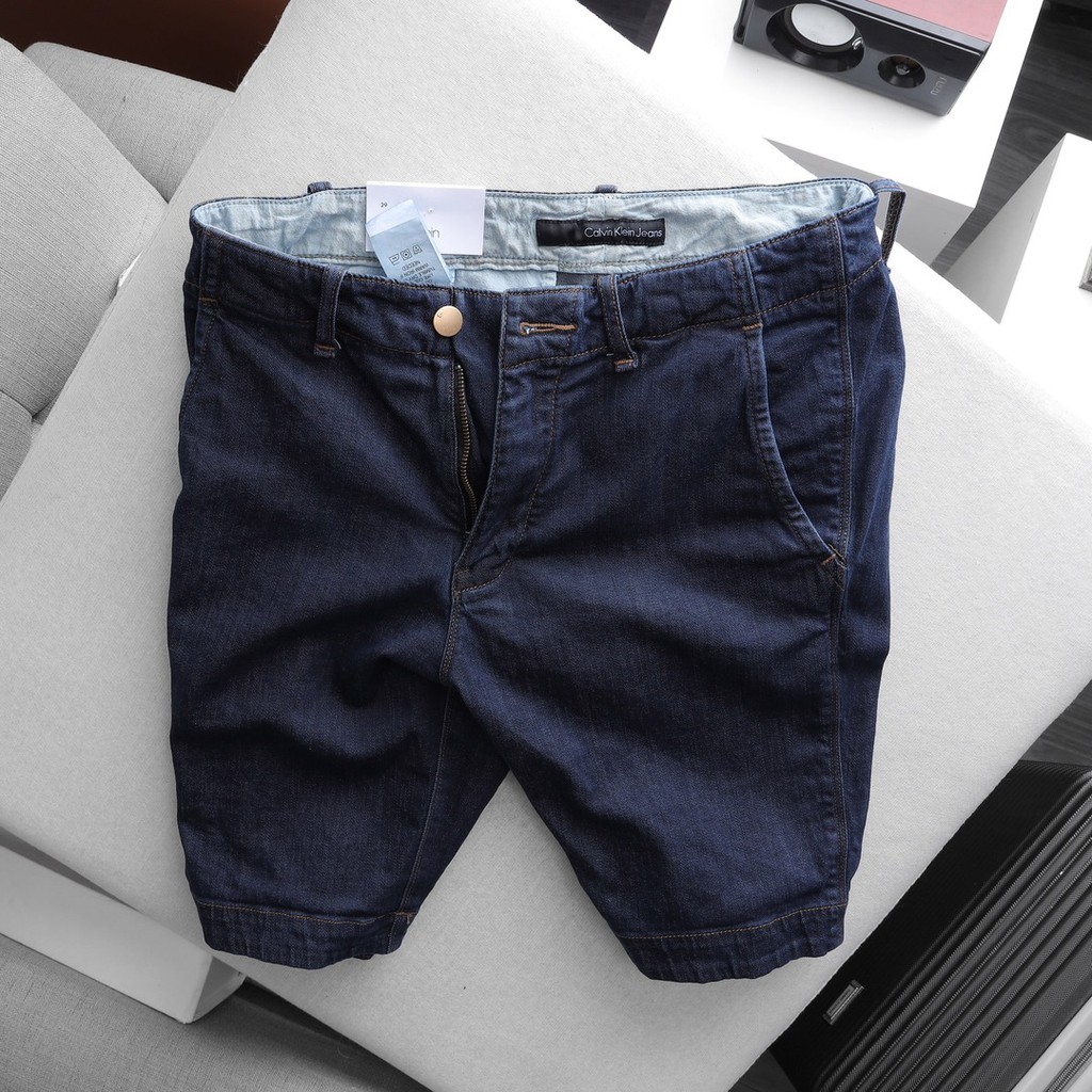 [Mã FAGREEN245 giảm tới 30K đơn 99K] Quần short lửng bò jeans bigsize nam xuất khẩu cao cấp