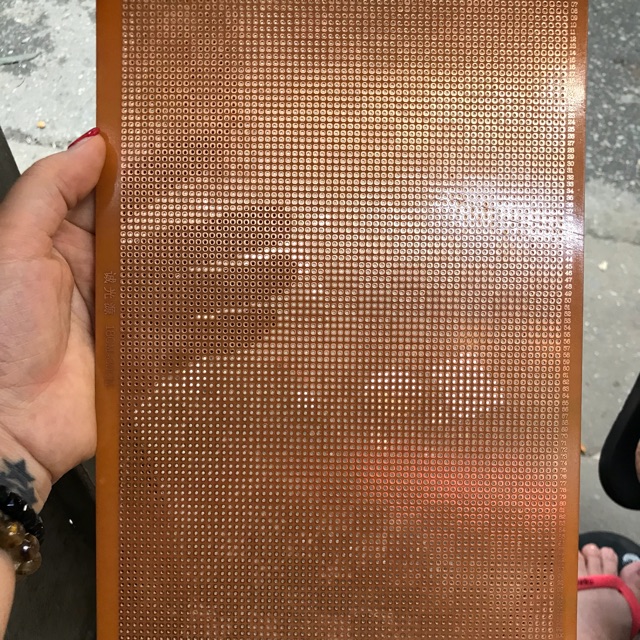 Bo mạch phíp đồng có lỗ khoan sãn 18cm x 30cm