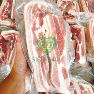Ba rọi heo rút sườn Nga - 2 dây/gói