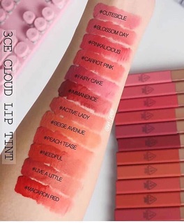 Son Kem Siêu Lì, Mịn Môi 3CE Cloud Lip Tint