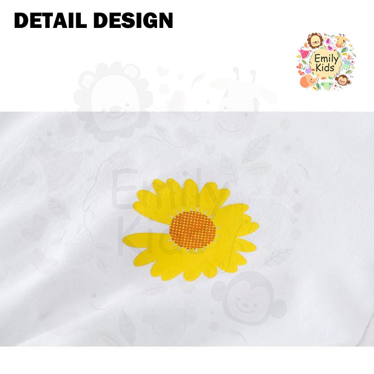 [D220] Đầm Bé Gái, Đầm Sợi Polyester, Thời Trang Mùa Hè