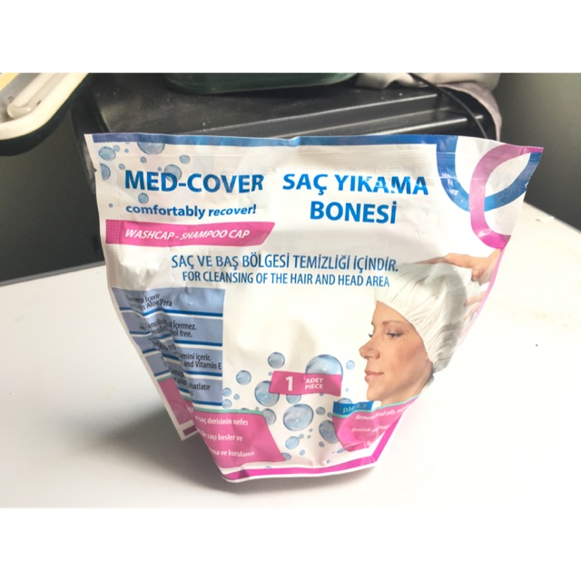 Mũ gội đầu khô - Mũ gội đầu không dùng nước cho sản phụ, người bệnh kiêng nước, người già, người ốm liệt giường