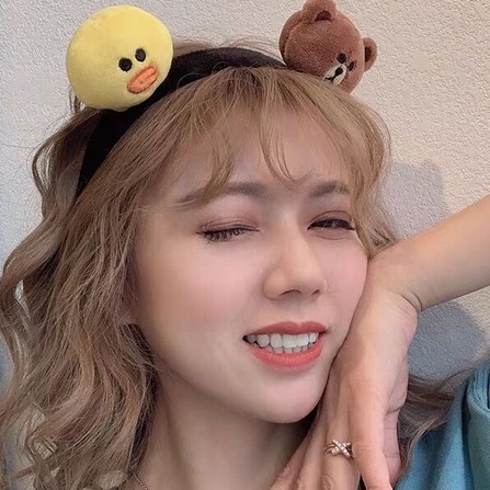 Cài tóc băng đô thỏ gấu bông nhìu mẫu xinh xắn hot TikTok