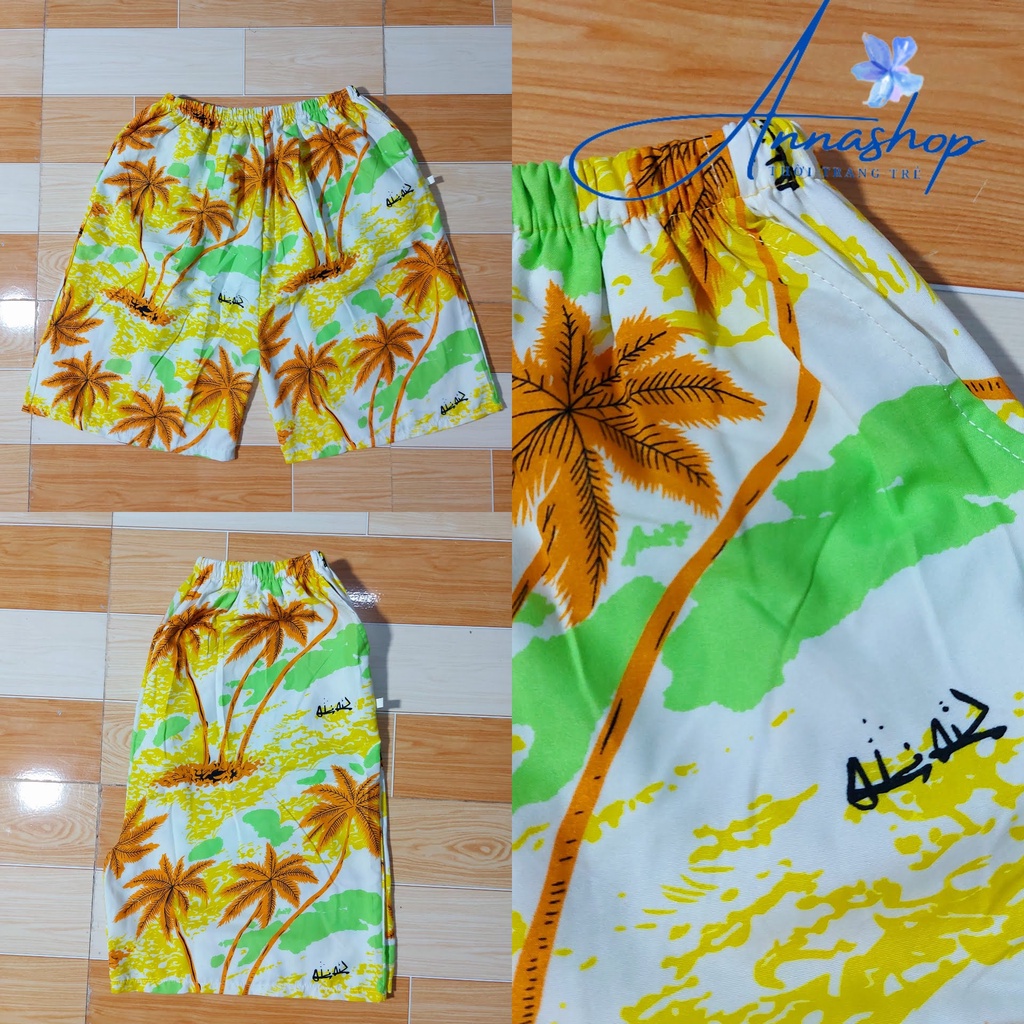 QUẦN ĐÙI UNISEX, QUẦN TRÁI CÂY HOA LÁ HAWAI - ĐỒNG PHỤC ĐI CHƠI, ĐI BIỂN, CHỤP KỶ YẾU, TEAMBIULDING