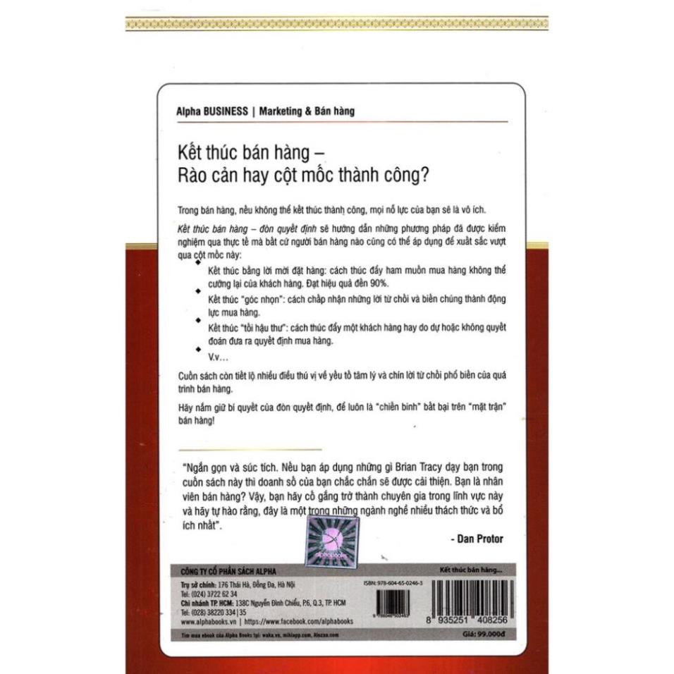 Sách - Kết Thúc Bán Hàng - Đòn Quyết Định