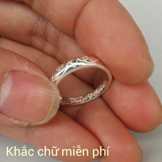 Nhẫn nam Bạc Hiểu Minh NA005