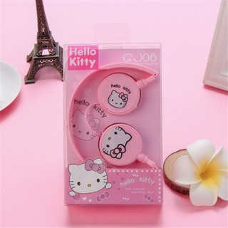 Tai Nghe Nhét Tai Mèo Hello Kitty