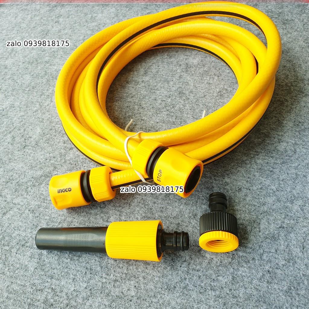 20m 15m 10m 5m Bộ vòi tưới cây đa năng - Bộ ống dây nước xịt rửa gia đình sân vườn INGCO