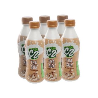 Lốc 6 chai trà sữa C2 vị Đài Loan