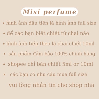[Chính Hãng] Nước Hoa Nữ Mini 𝗣𝗨𝗥𝗘 𝗫𝗦