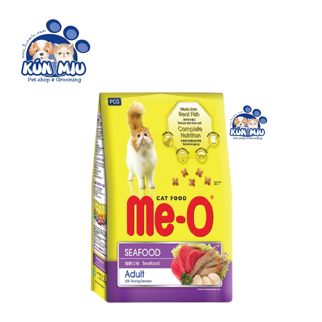 ME-O Thức ăn cho mèo dạng viên Cá Ngừ, Cá Thu, Hải Sản, Cá Biển - Kún Miu Pet Shop