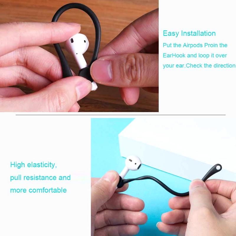 Móc Tai Nghe Bluetooth Thể Thao Cho Apple Airpods 12 Pro Tiện Dụng