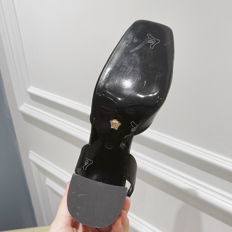 Sandal cao gót versac 5p qccc fullbox