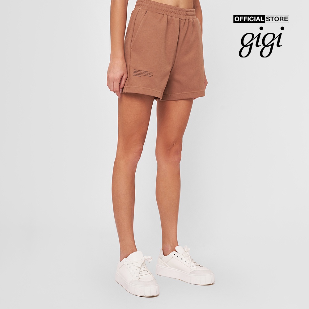 Gigi - Quần shorts nữ lưng thun năng động G3406S211408-13