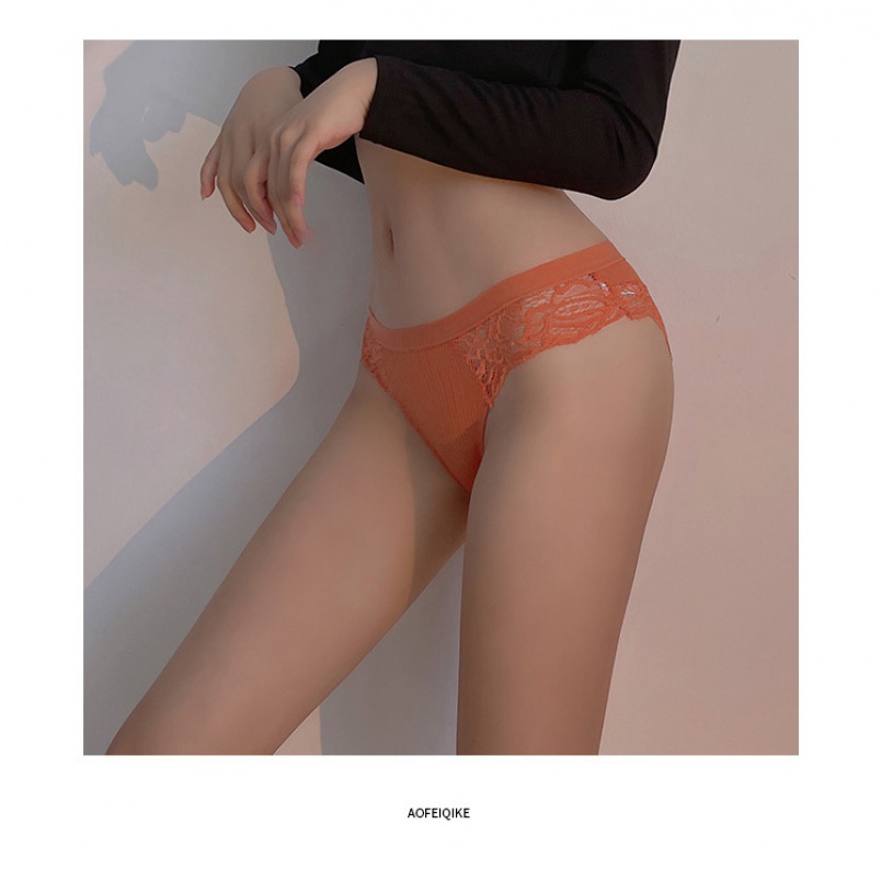 Quần Lót Thể Thao Cotton Phối Ren Thoải Mái Quyến Rũ Cho Nữ Plus Size DZTD