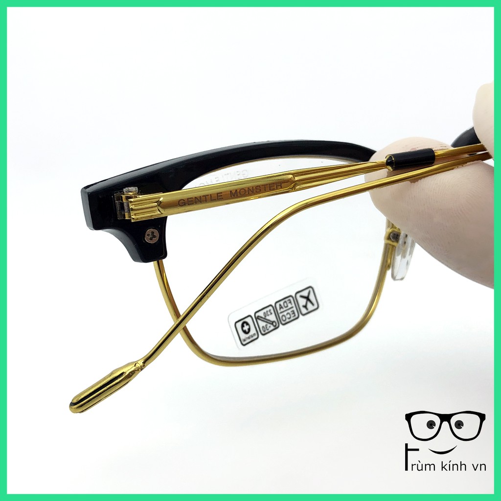 Gọng kính cận GM Havana hợp kim Cao Cấp - mắt kính nam nữ chống ánh sáng xanh Hottrend 2021 | BigBuy360 - bigbuy360.vn