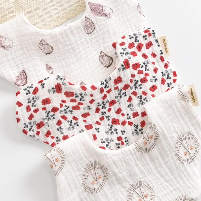 Yếm Em Bé 6 Lớp Thiết Kế Xoay 360 Độ Tiện Dụng