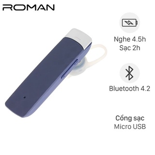 Tai nghe bluetooth roman r552x-n xanh