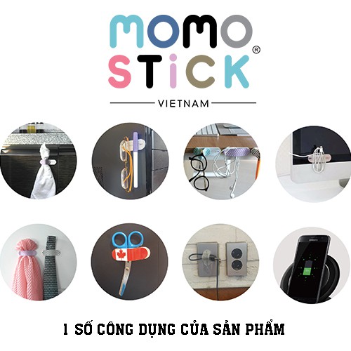 Giá Đỡ ĐT Đa Năng 7 in 1 Momostick Chính Hãng_Bảo Hành Trọn Đời_móc giữ điện thoại trên xe hơi, kẹp điện thoại_Kim tuyến | WebRaoVat - webraovat.net.vn