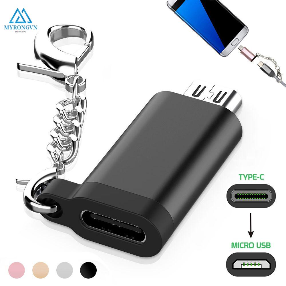 Đầu Nối OTG Type-C Sang Micro USB Cho Điện Thoại/Máy Tính Bảng