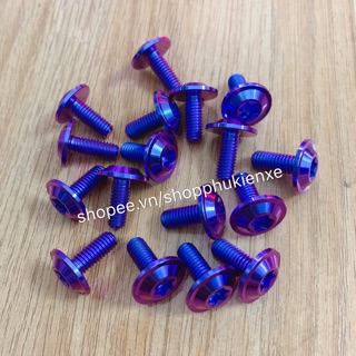 ỐC TITAN 6li15 MỎNG dù to GR5 gắn thông dụng nhiều vị trí xe máy