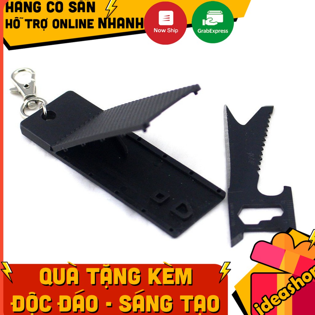 Thẻ đa năng edc 7 trong 1 độc đáo sáng tạo mới lạ dụng cụ sinh tồn hoạt động dã ngoại leo núi ideashopvn