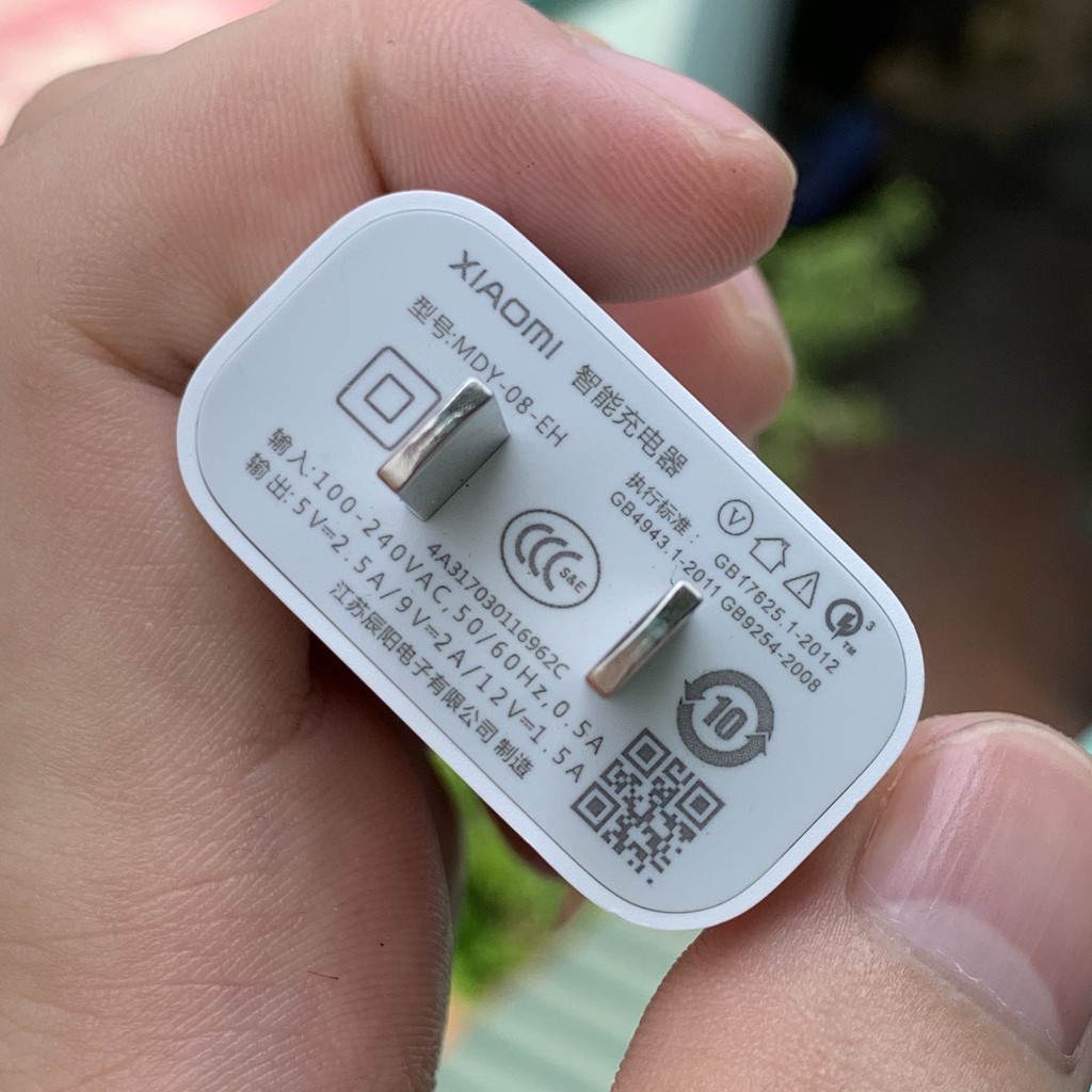 Bộ Sạc Nhanh Xiaomi QC 3.0 MDY-08-ES-EH, Zin máy