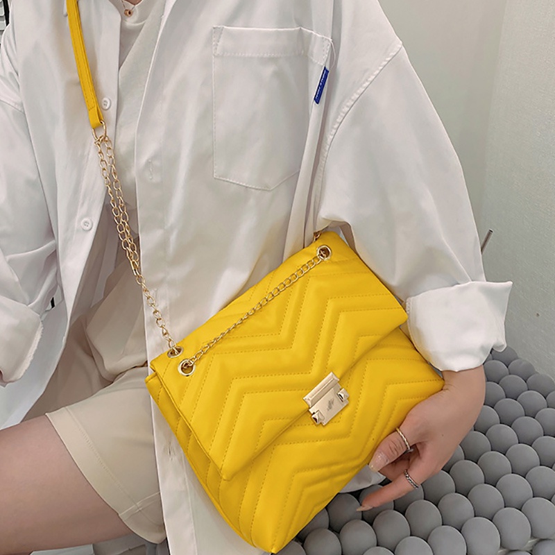 Túi Đeo Vai Một Bên Vai Sức Chứa Lớn Họa Tiết Hình Thoi Cổ Điển Cho Nữ