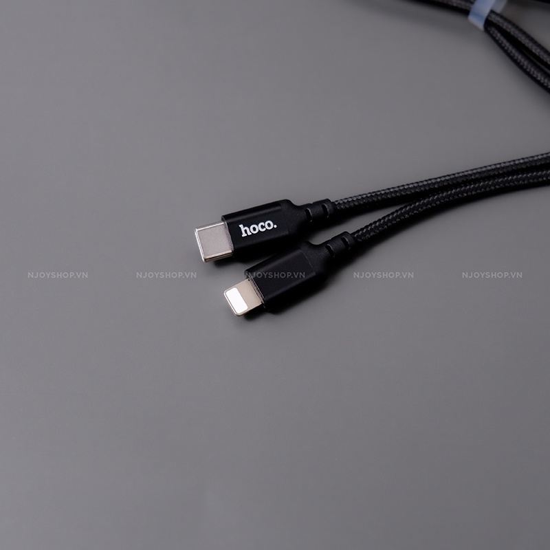 Cáp Sạc Nhanh Hoco X14 Pd 20w Type C To Dây Nylon Dài 1m/2m Cho Ip13 Pro Max 12 Pro Max Njoyshop