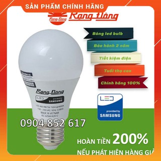 Bóng LED Rạng Đông, ChipLED SAMSUNG, 2 năm bảo hành, 3W, 5W, 7W, 9W, 12W, 15W, 20W CHÍNH HÃNG KATE19