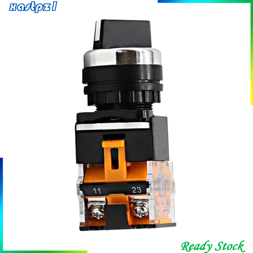 Công Tắc Nút Nhấn 3 Vị Trí 2no 10a 380v La38-20 X 3