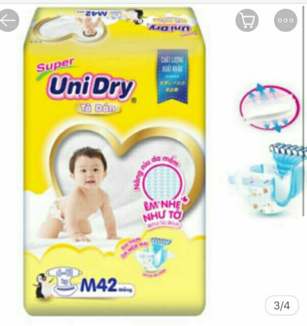 Tả dán Unidry S46 M42 L38 XL34 miếng