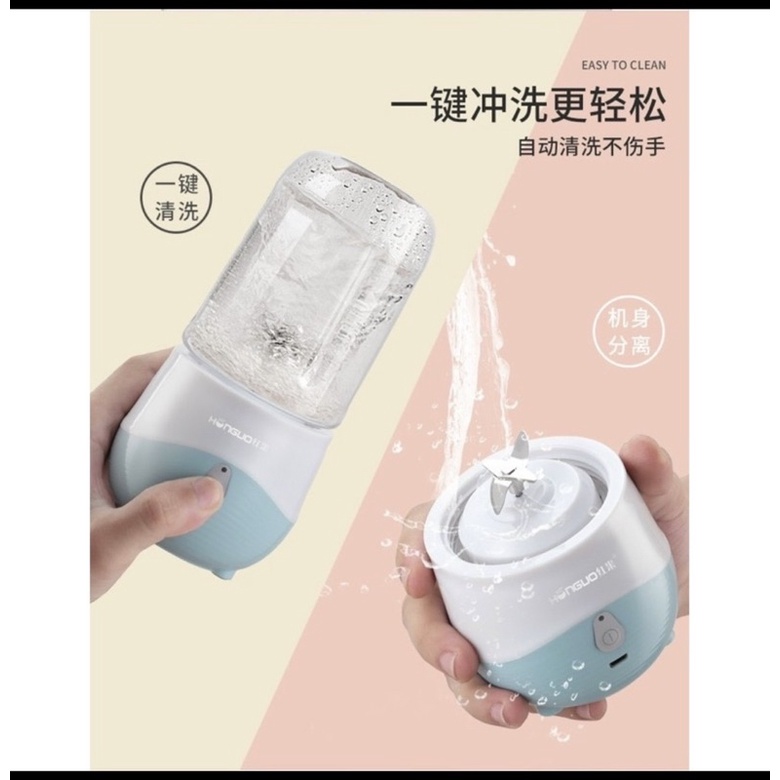 Máy say 6 lưỡi cầm tay dung tích 300ml cực khoẻ- siêu xinh siêu tiện có thể say dc đá nha