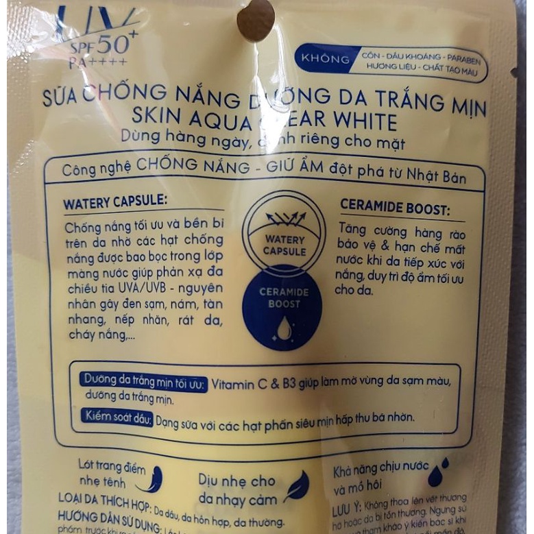 Sữa chống nắng Skin Aqua 25gr