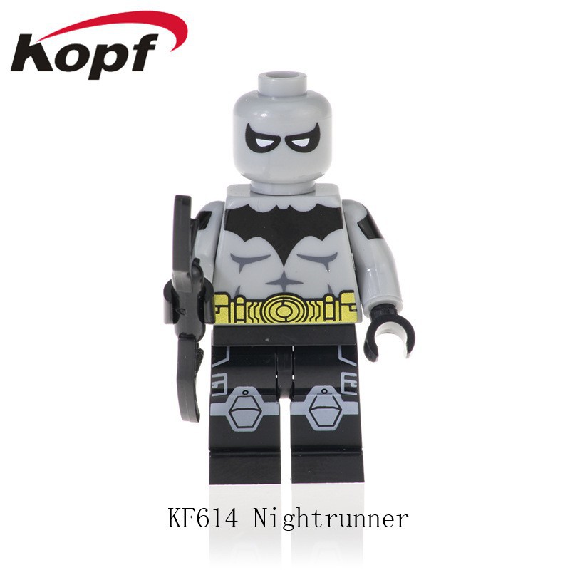 MARVEL ROBIN Bộ Đồ Chơi Lắp Ráp Mô Hình Nhân Vật Siêu Anh Hùng Kf6052 Kf618