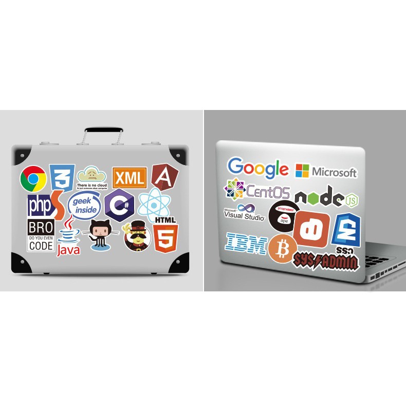 Sticker developer sticker lập trình viên chống nước TooYoo BK00262