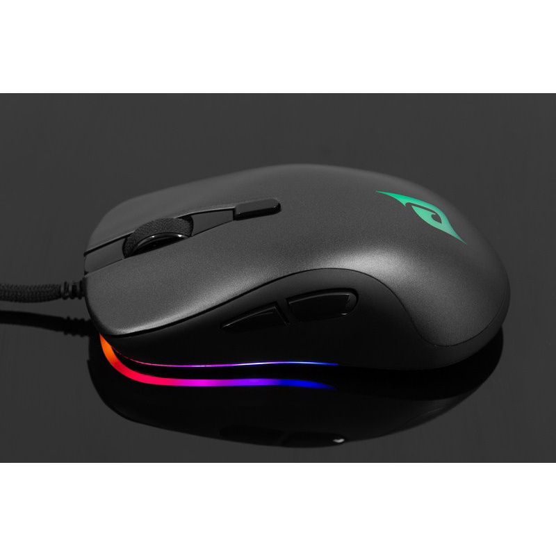 Chuột gaming, Chuột máy tính chơi game có dây E-Dra EM630 Ultra Light - 50 triệu lượt click - LED RGB - Hàng chính hãng