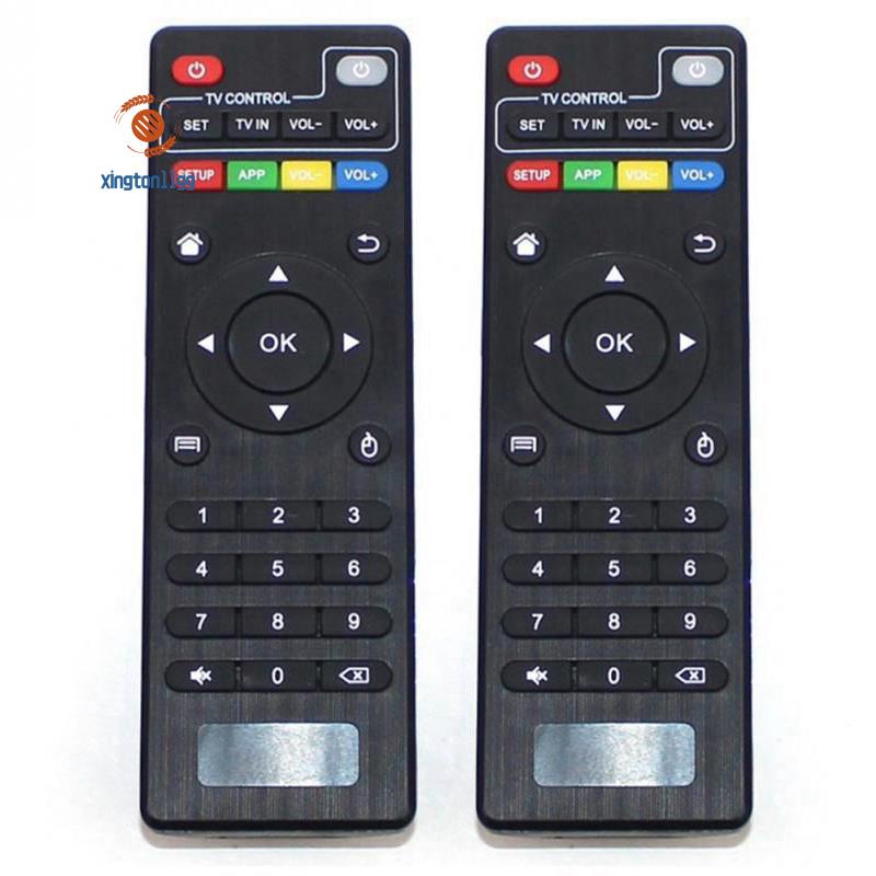 Set 2 Điều Khiển Từ Xa Bằng Nhựa Màu Đen Cho MXQ PRO M8S V88/T95X/T9 Android 4.4 Smart TV Box
