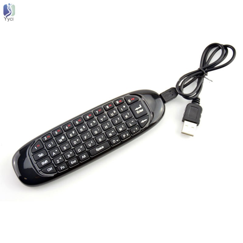 Yy 2.4G Air Mouse Rechargeable Wireless Remote Control Keyboard for Android TV Box Computer @VN