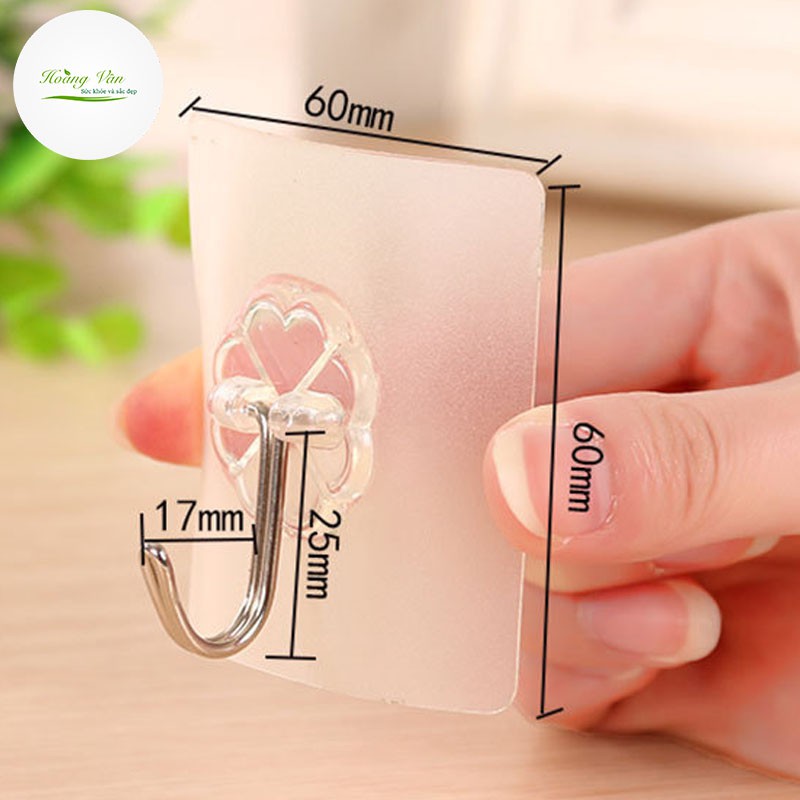 Móc dán tường cường lực siêu dính 6x6cm