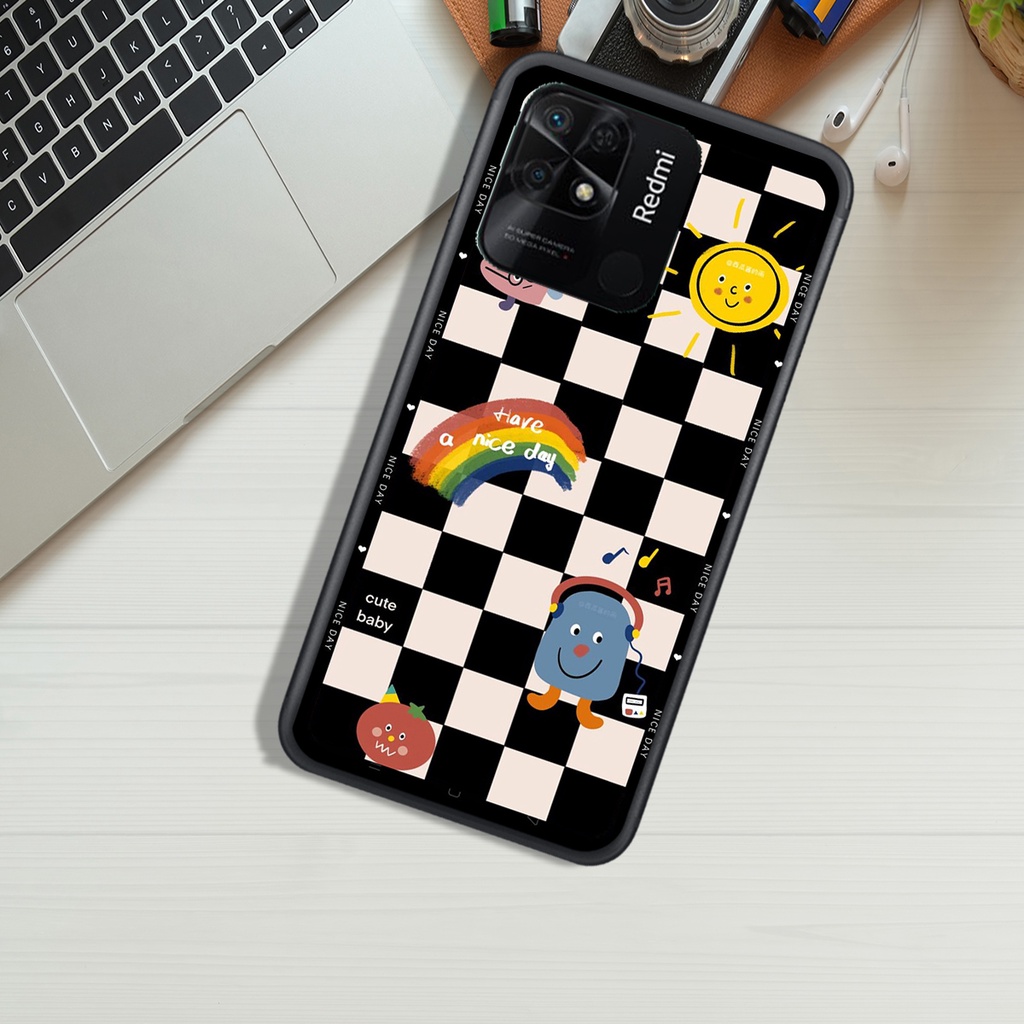 Ốp Lưng XIAOMI REDMI 9C - REDMI 10C - REDMI 10A  , In Hình &quot;Black Heart&quot; Phong Cách Đẹp.