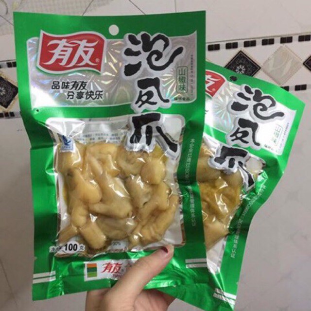 COMBO 6 GÓI CHÂN GÀ YUYU XANH 100G