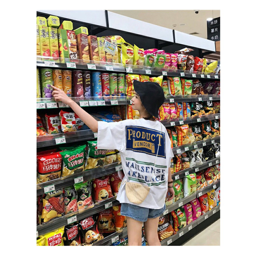 Áo Phông Nữ Dáng Rộng In Chữ So Kiu | WebRaoVat - webraovat.net.vn