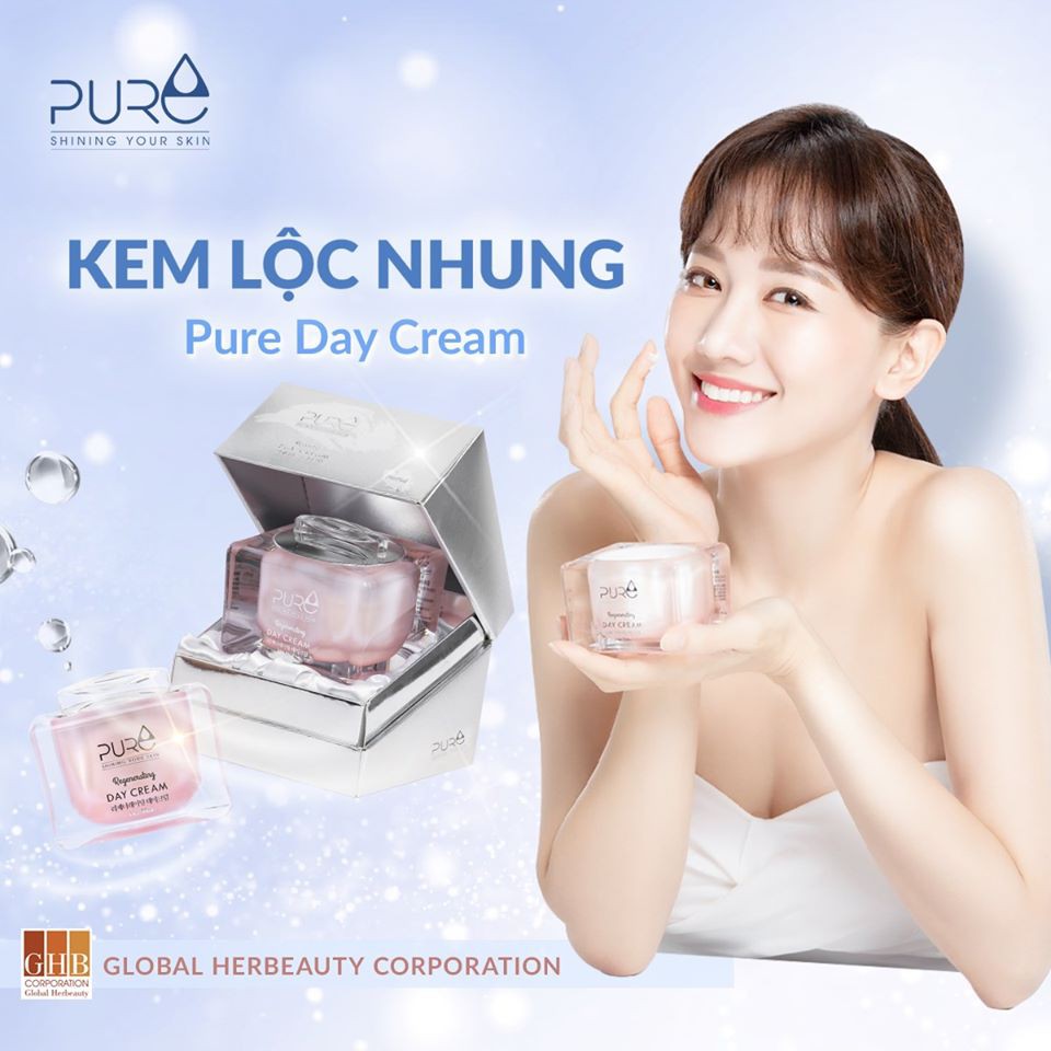 KEM LỘC NHUNG BAN NGÀY,KEM PURE DAY CREAM,Ceo Ngọc Trinh-Mỹ Nhân Shop