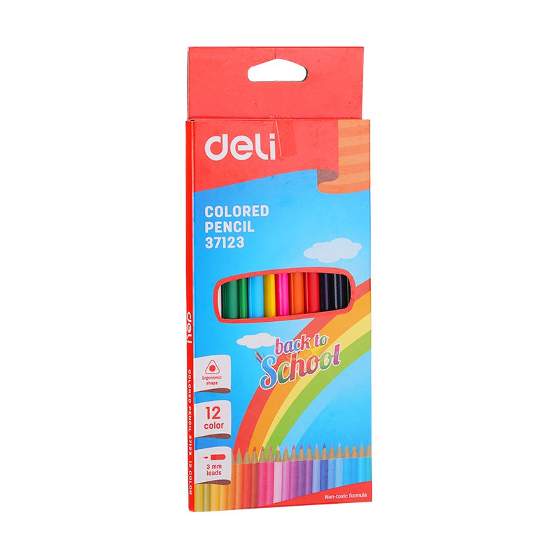 Bút chì 12 màu Deli 37123