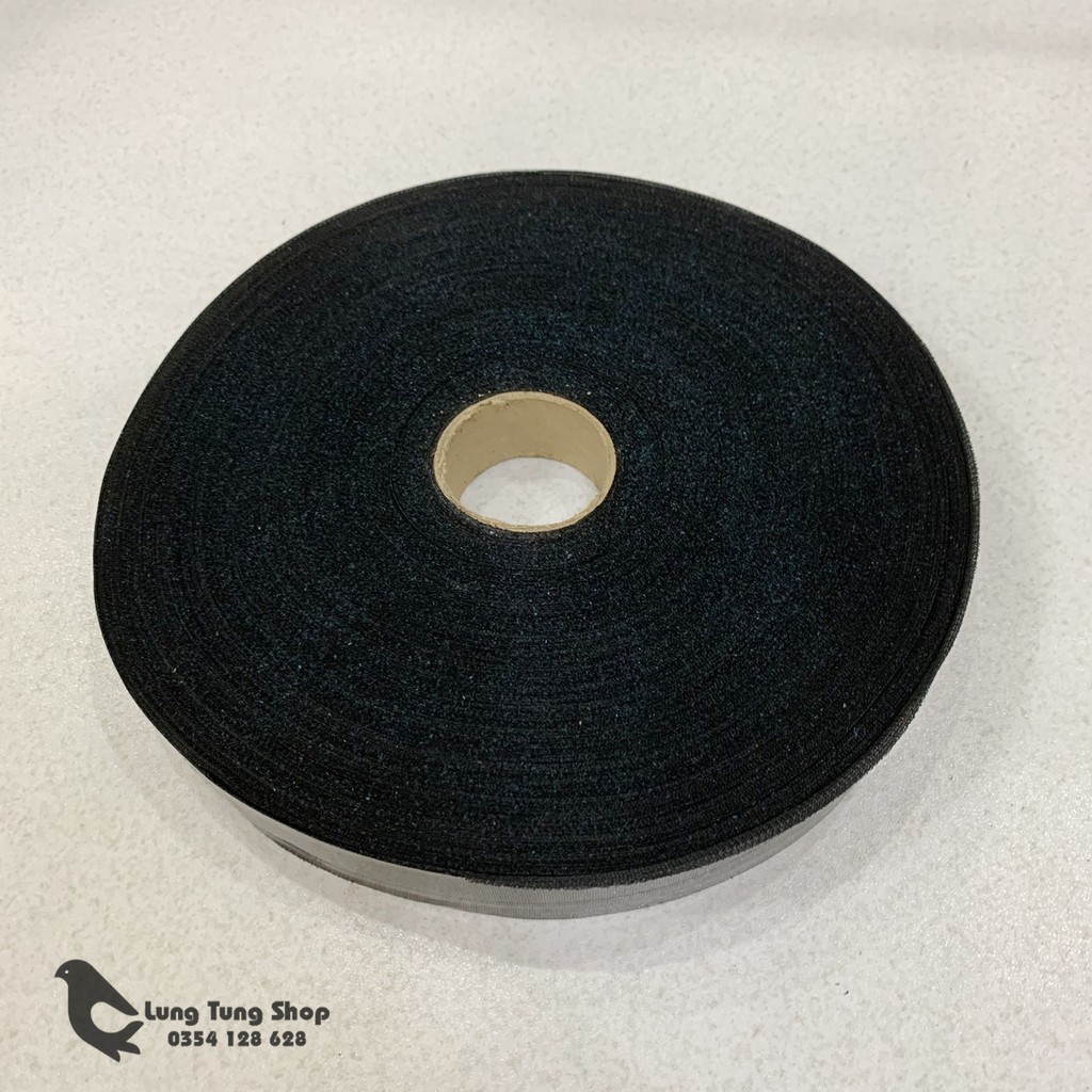 Cuộn dây vải may viền màu đen